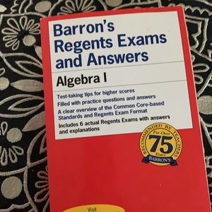 Barron’s Algebra 1 Regents Prep Book